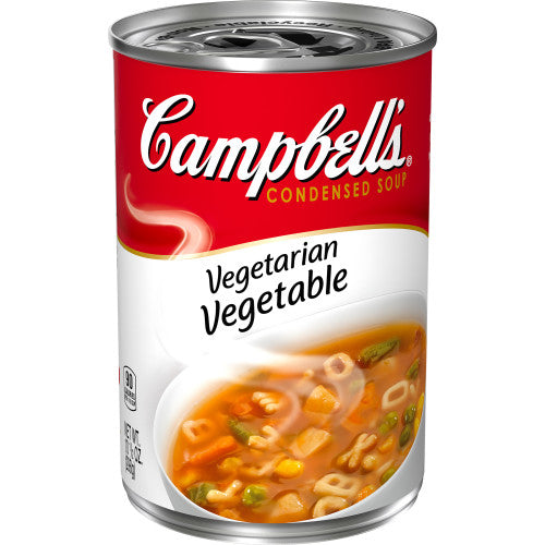 Campbell's Soup Red & White Vegetarian Vegetable; 10.5 Ounces; 12 Per Case - High Mart Wholesale