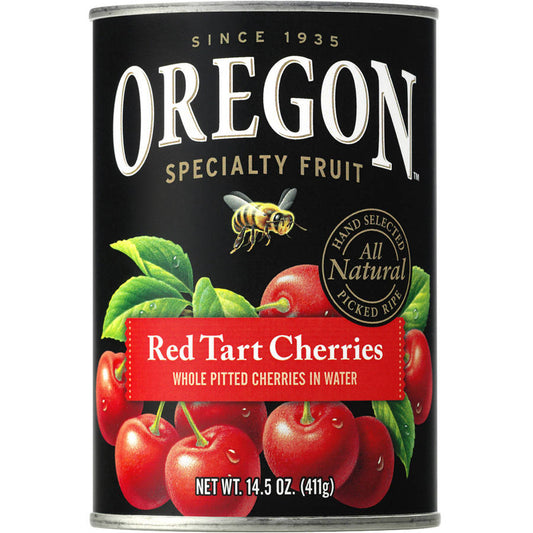 Oregon Fruit Product Pitted Red Tart Cherries; 14.5 Ounces; 8 Per Case - High Mart Wholesale