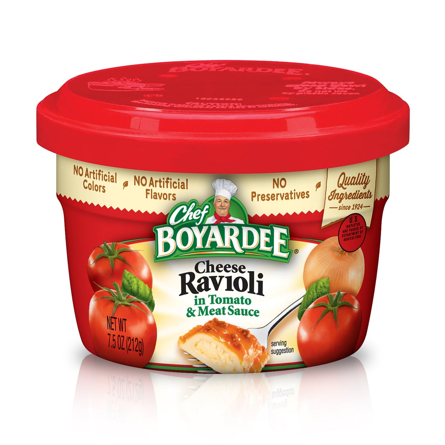Chef Boyardee Entree Chef Boyardee Beef Ravioli Microwave Meals; 7.5 Ounces; 12 Per Case - High Mart Wholesale