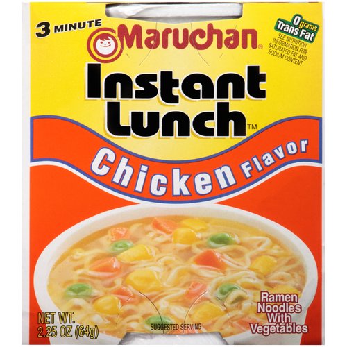 Maruchan Instant Chicken Flavored Ramen Noodle Soup; 2.25 Ounce; 12 Per Case - High Mart Wholesale