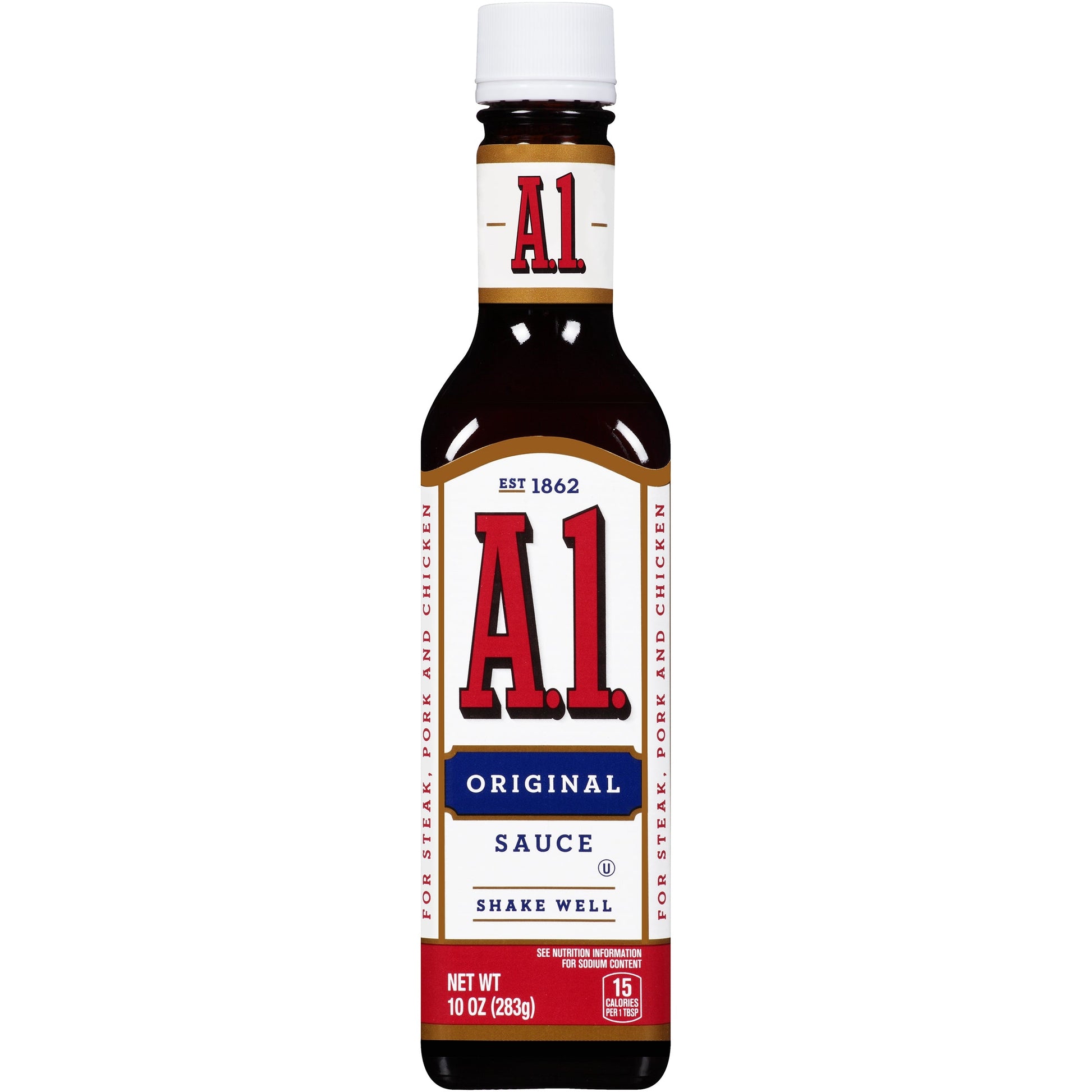 A.1. Original Steak Sauce Bottle; 10 Ounce; 12 Per Case - High Mart Wholesale