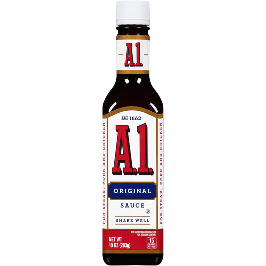 A.1. Original Steak Sauce Bottle; 10 Ounce; 12 Per Case - High Mart Wholesale