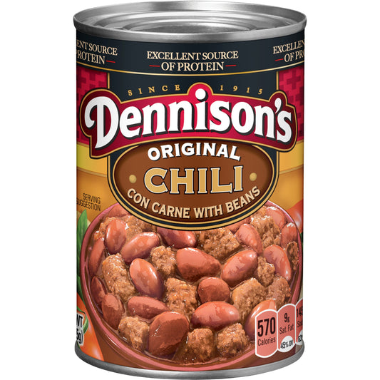 Dennison Chili With Beans; 15 Ounces; 12 Per Case - High Mart Wholesale