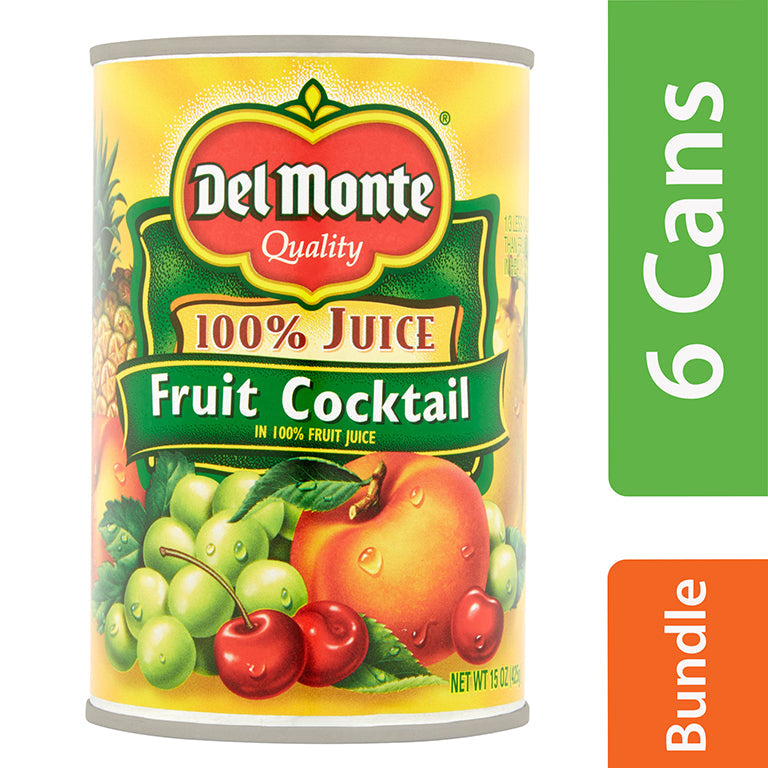 Del Monte Fruit Cocktail In Juice; 15 Ounces; 12 Per Case