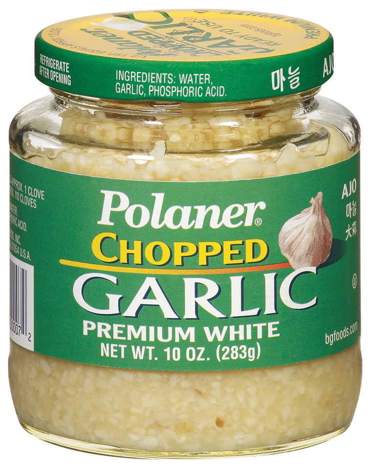 Polaner Large Cuts Garlic; 10 Ounce; 12 Per Case - High Mart Wholesale