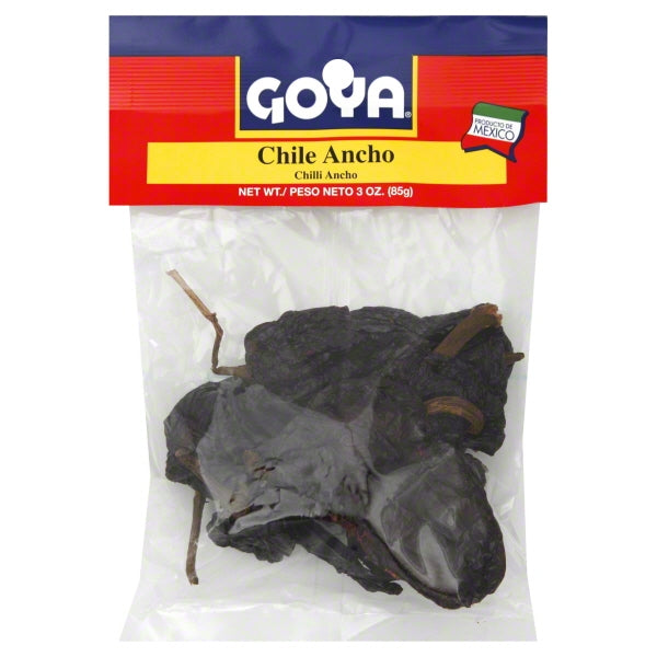 Goya Chile Ancho; 3 Ounces; 12 Per Case