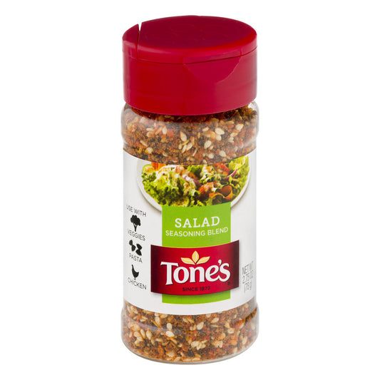 Tones Salad Seasoning; 2.75 Ounces; 6 Per Box; 12 Per Case - High Mart Wholesale