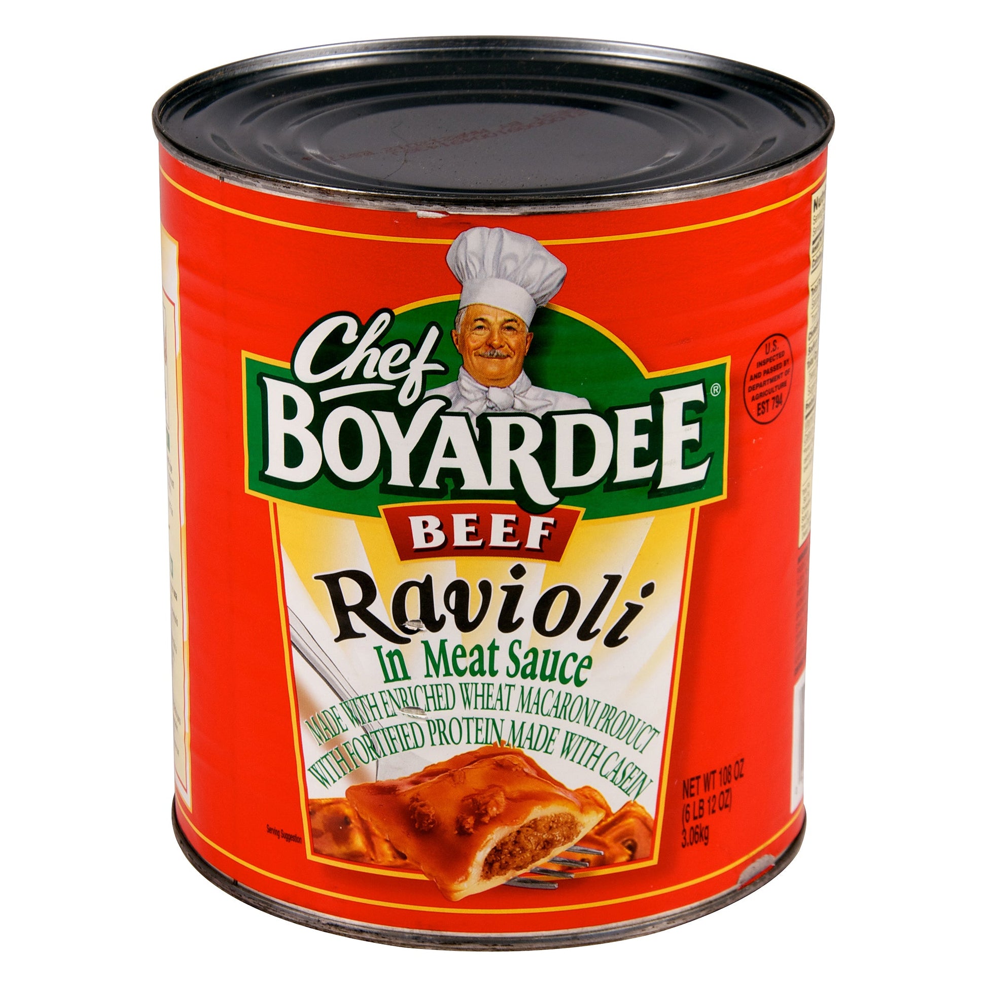 Chef Boyardee Ravioli Chef Boyardee With Tomato And Meat Sauce; 108 Ounces; 6 Per Case - High Mart Wholesale