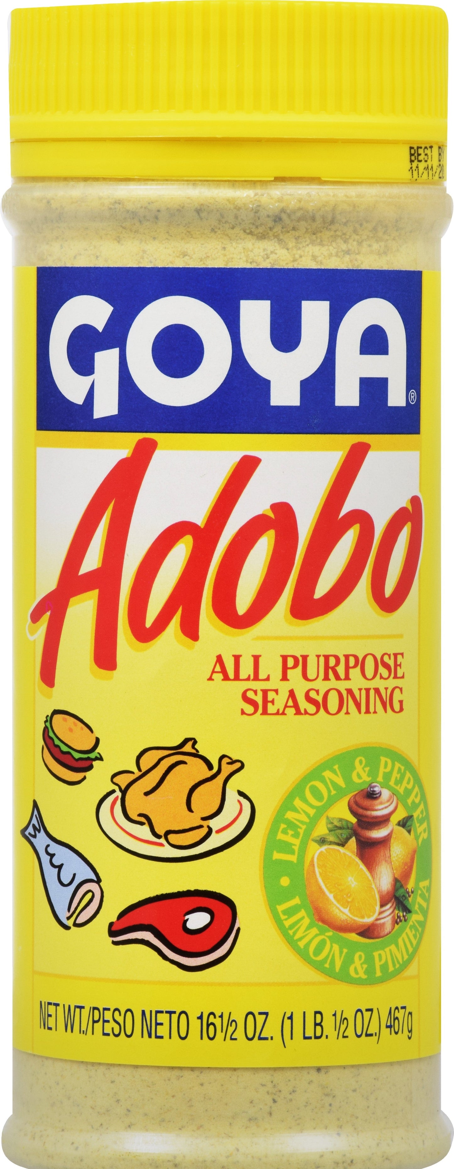 Goya Adobo Container Limon; 16.5 Ounces; 24 Per Case