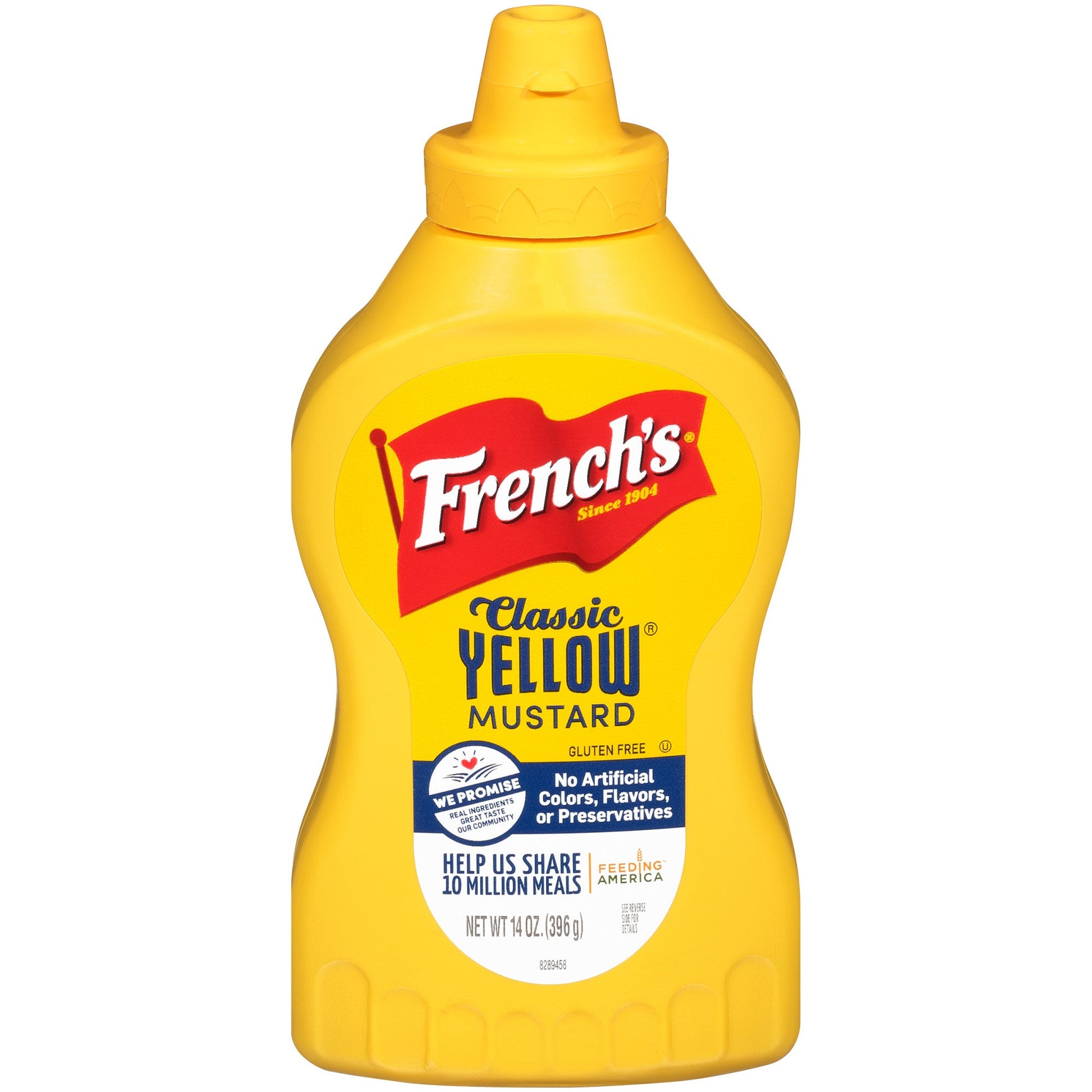 French's Classic Yellow Mustard Bottle; 14 Ounce; 16 Per Case - High Mart Wholesale