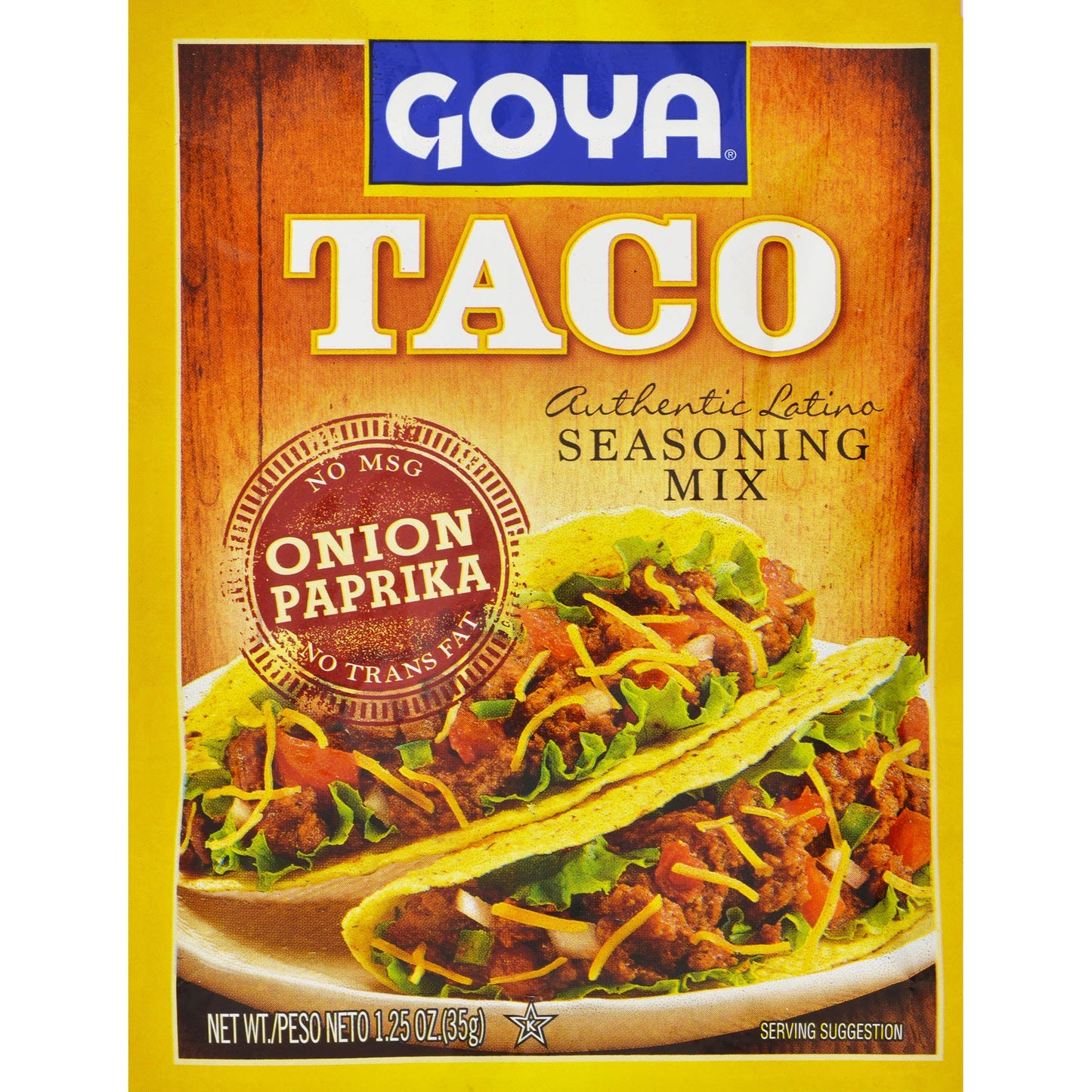 Goya Seasoning Mix Taco; 1.25 Ounces; 24 Per Case