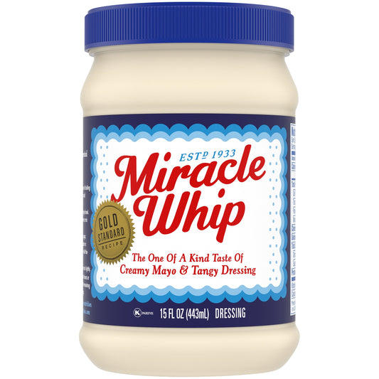 Miracle Whip Salad Mayonnaise Jar; 15 Fluid Ounce; 12 Per Case