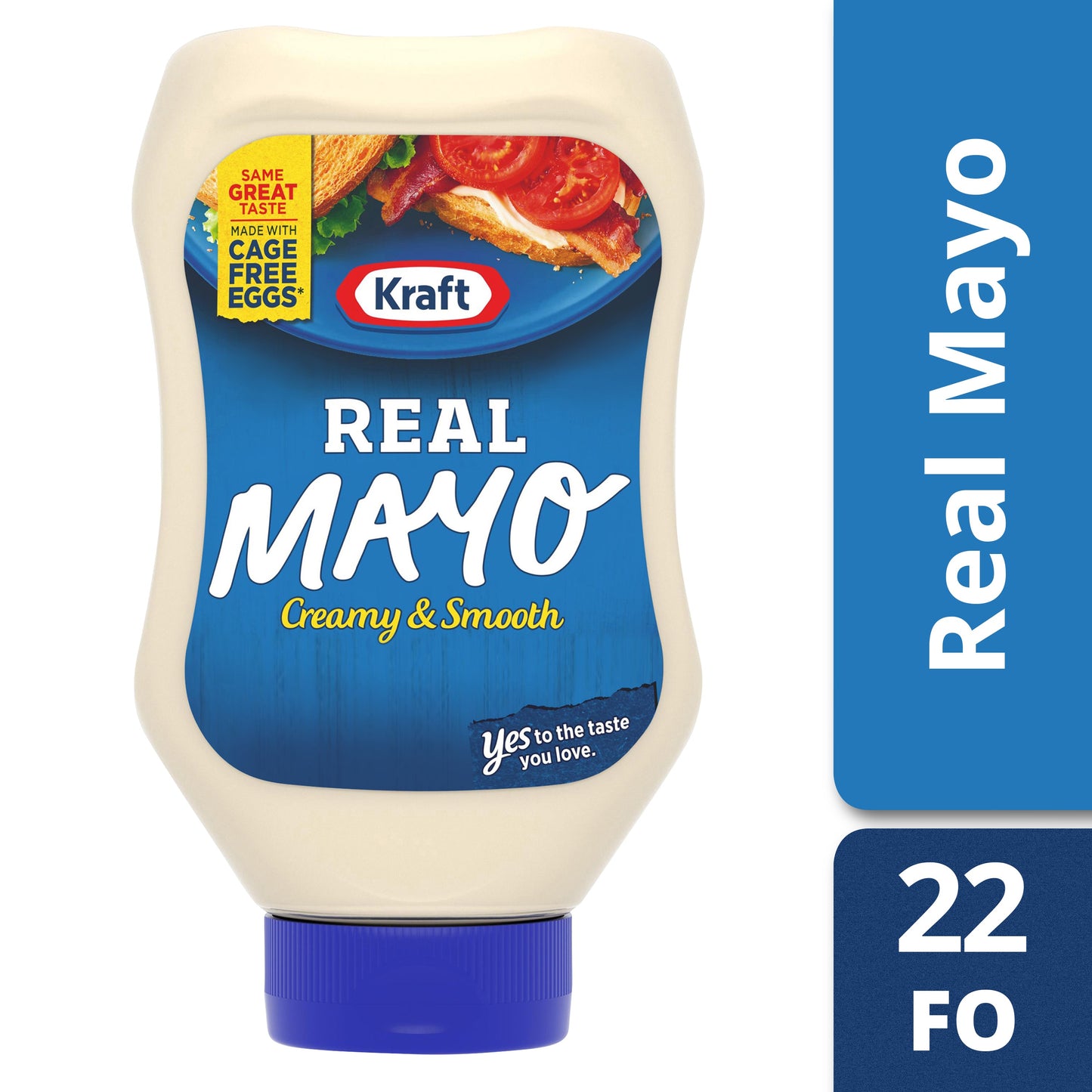 Kraft Ayo Spoonable Mayonnaise Bottle; 22 Fluid Ounce; 12 Per Case