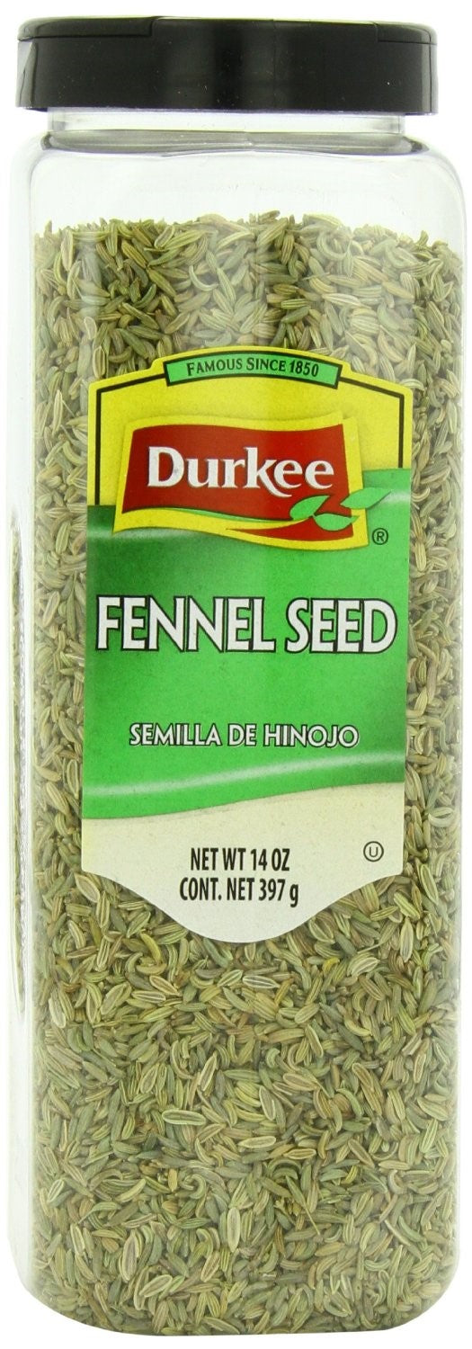 Durkee Fennel Seed Whole; 14 Ounces; 6 Per Case - High Mart Wholesale