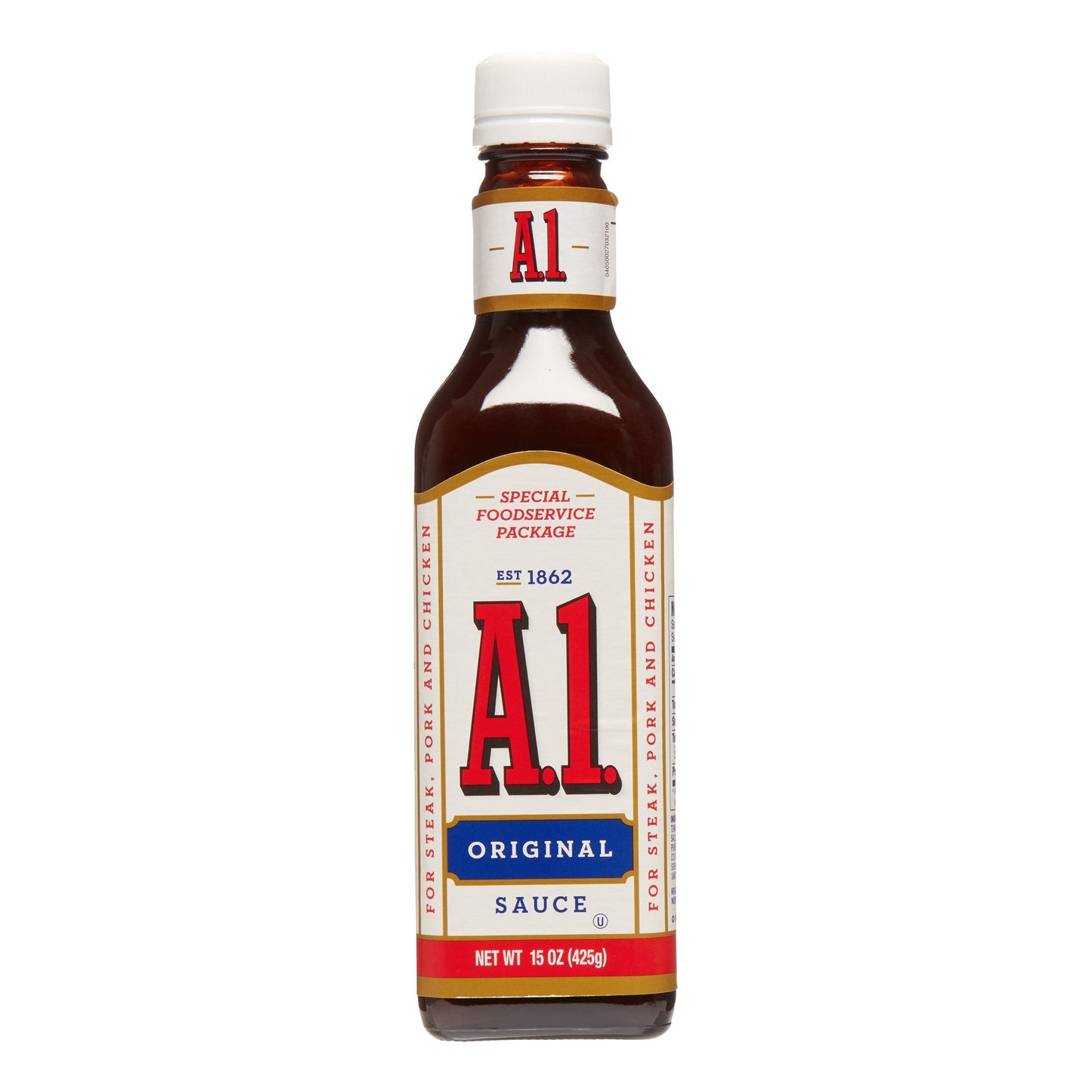 A.1. Original Steak Sauce Bottle; 15 Ounce; 12 Per Case - High Mart Wholesale