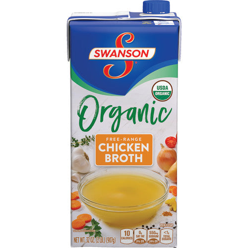 Swanson Chicken Broth; 32 Ounces; 12 Per Case