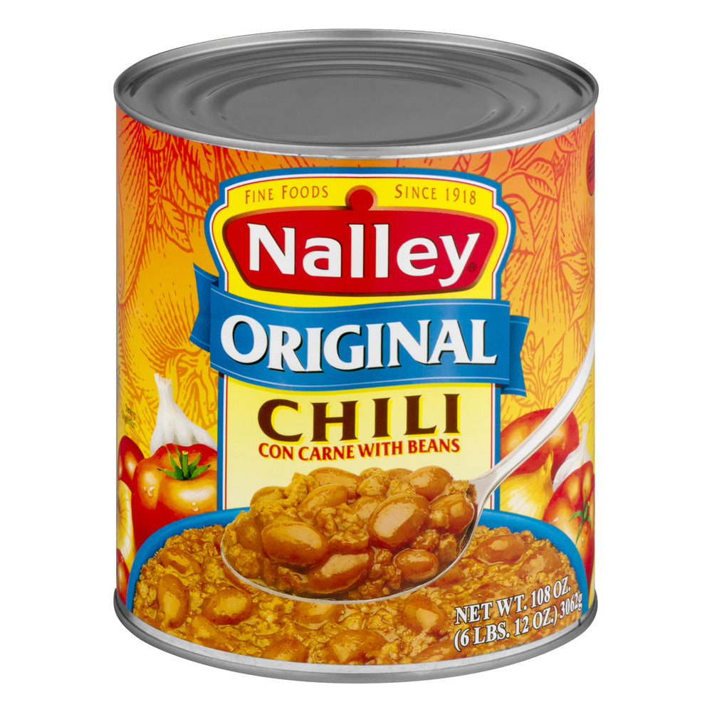 Nalley Chili Con Carne With Beans Original; 108 Ounces; 6 Per Case