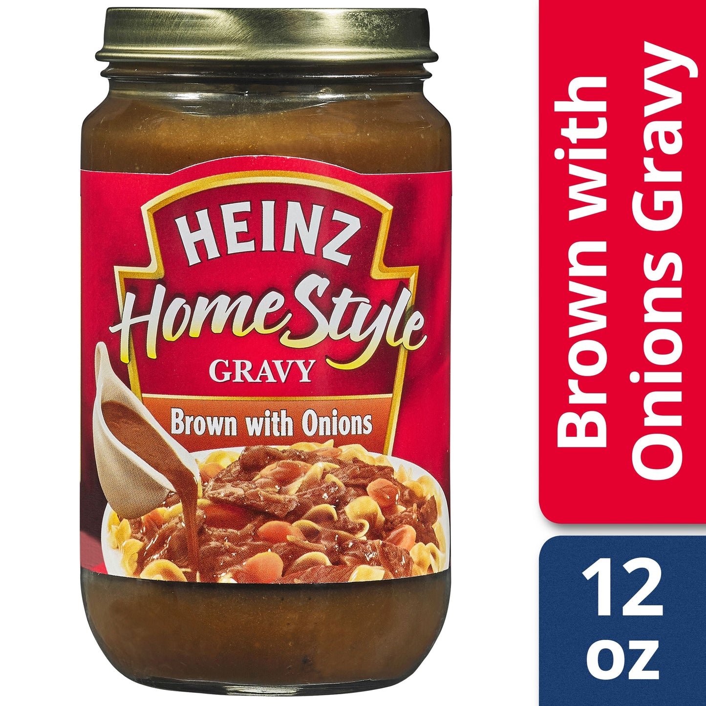 Heinz Gravy Homestyle Beef With Onion; 12 Ounces; 12 Per Case