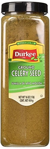 Durkee Celery Seed Ground; 16 Ounces; 6 Per Case - High Mart Wholesale