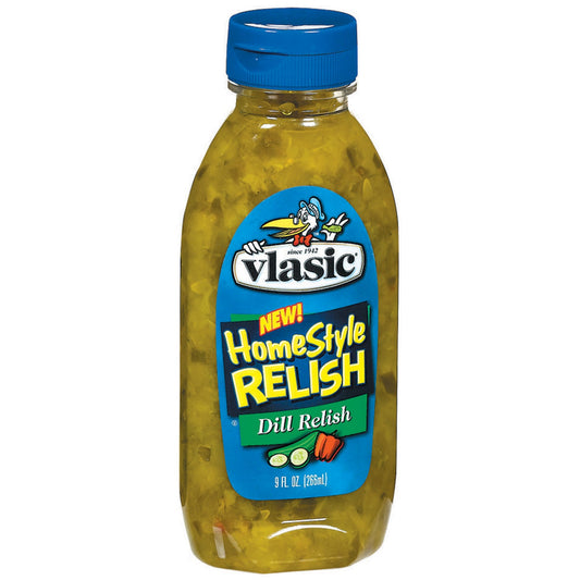 Vlasic Homestyle Dill Relish Jar; 9 Ounce; 12 Per Case - High Mart Wholesale