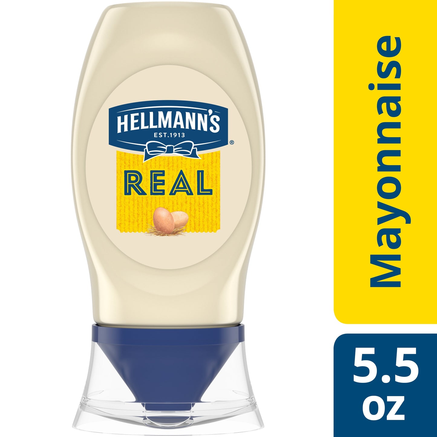 Hellmann's Real Squeeze Mayonnaise Bottle; 5.5 Ounce; 6 Per Case - High Mart Wholesale