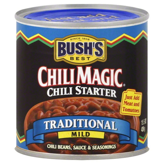 Bush's Best Chili Magic Chili Starter Traditional; 15.5 Ounces; 12 Per Case