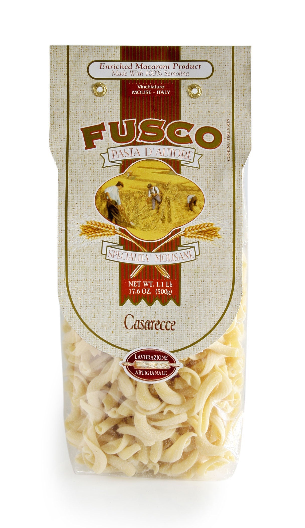 Fusco Casarecce; 1.1 Pounds; 6 Per Case