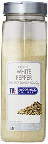 Mccormick White Ground Pepper; 18 Ounces; 6 Per Case - High Mart Wholesale