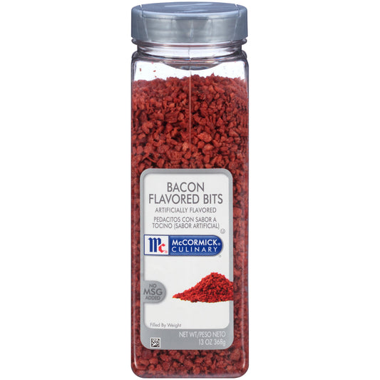 Mccormick Bacon Flavored Bits Salad Topping Shaker; 13 Ounce; 6 Per Case - High Mart Wholesale