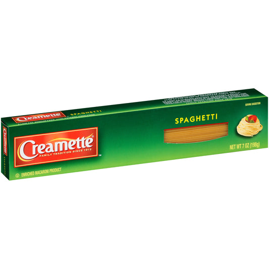 Creamette Pasta Spaghetti; 7 Ounces; 24 Per Case