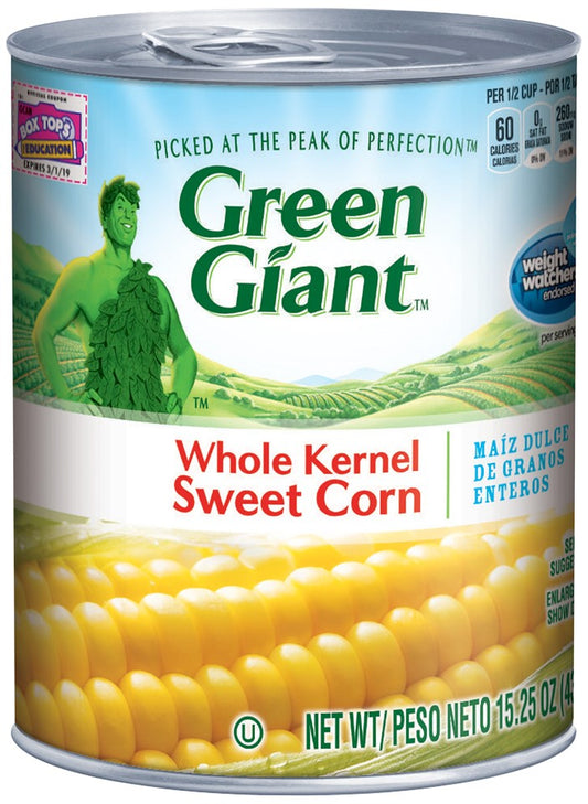 Green Giant Green Giant Vegetable Corn Whole Kernal Sweet; 15.25 Ounces; 24 Per Case