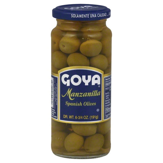 Goya Manzanilla Olives; 6.75 Ounce; 24 Per Case