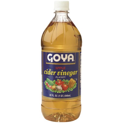 Goya Apple Cider Vinegar Bottle; 32 Ounce; 12 Per Case - High Mart Wholesale