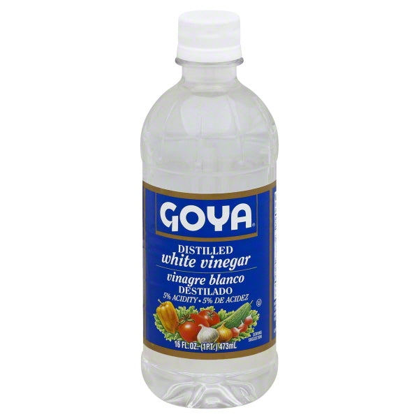 Goya Whiteplastic Bottle Vinegar Bottle; 16 Ounce; 24 Per Case - High Mart Wholesale