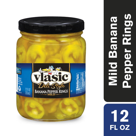 Vlasic Vlasic Banana Pepper Ring Mild; 12 Fluid Ounces; 12 Per Case - High Mart Wholesale