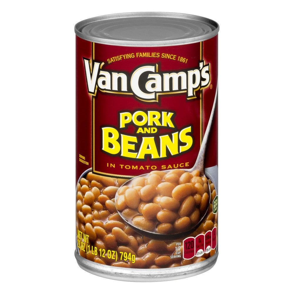 Van De Kamp's Van Camp Pork & Beans; 28 Ounces; 12 Per Case - High Mart Wholesale