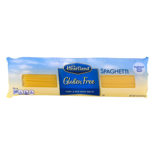 Heartland Pasta Gluten Free Spaghetti; 12 Ounces; 20 Per Case - High Mart Wholesale