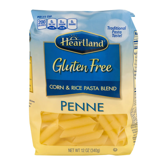 Heartland Gluten Free Penne Riggate; 12 Ounces; 6 Per Case - High Mart Wholesale