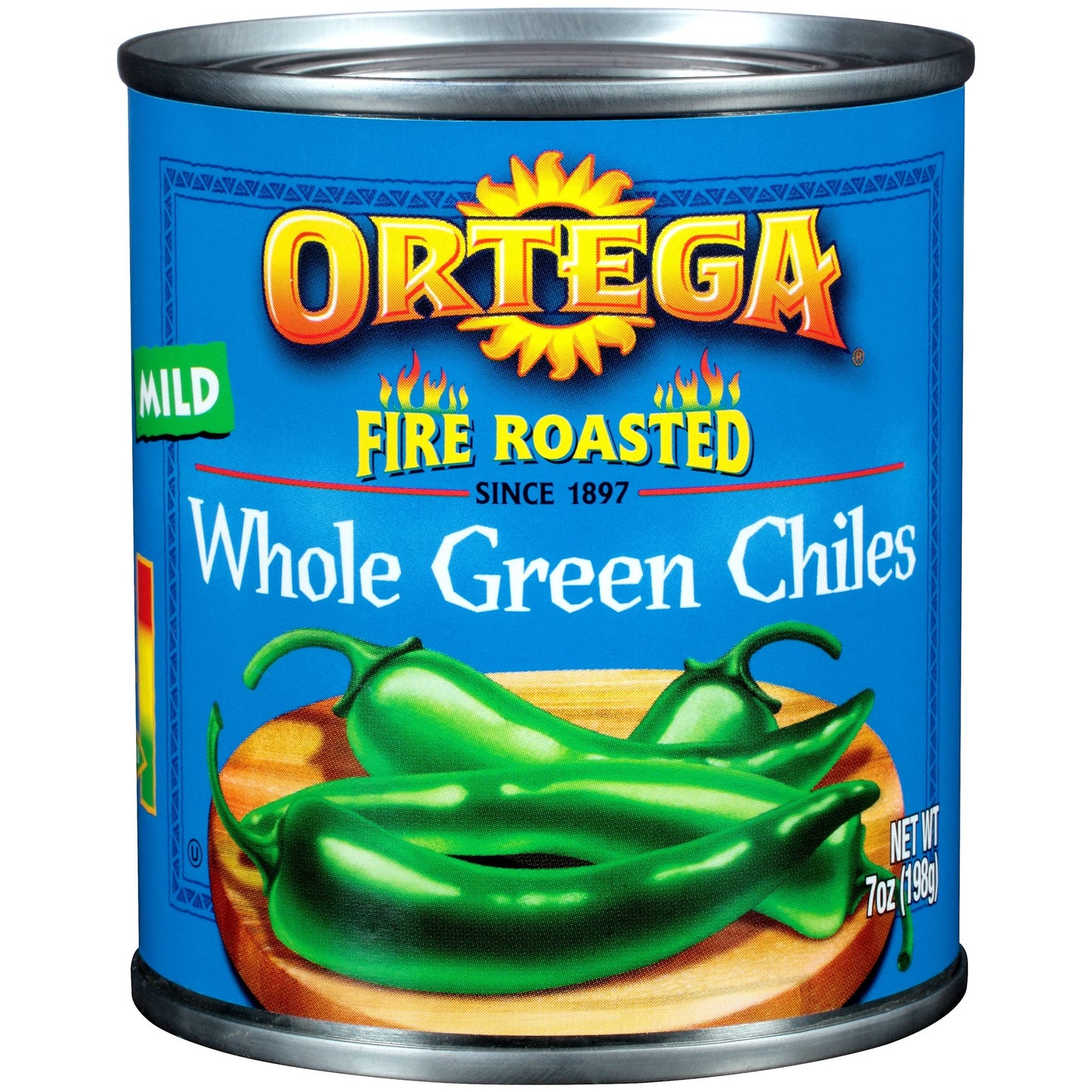 Ortega Whole Green Chiles; 7 Ounces; 24 Per Case