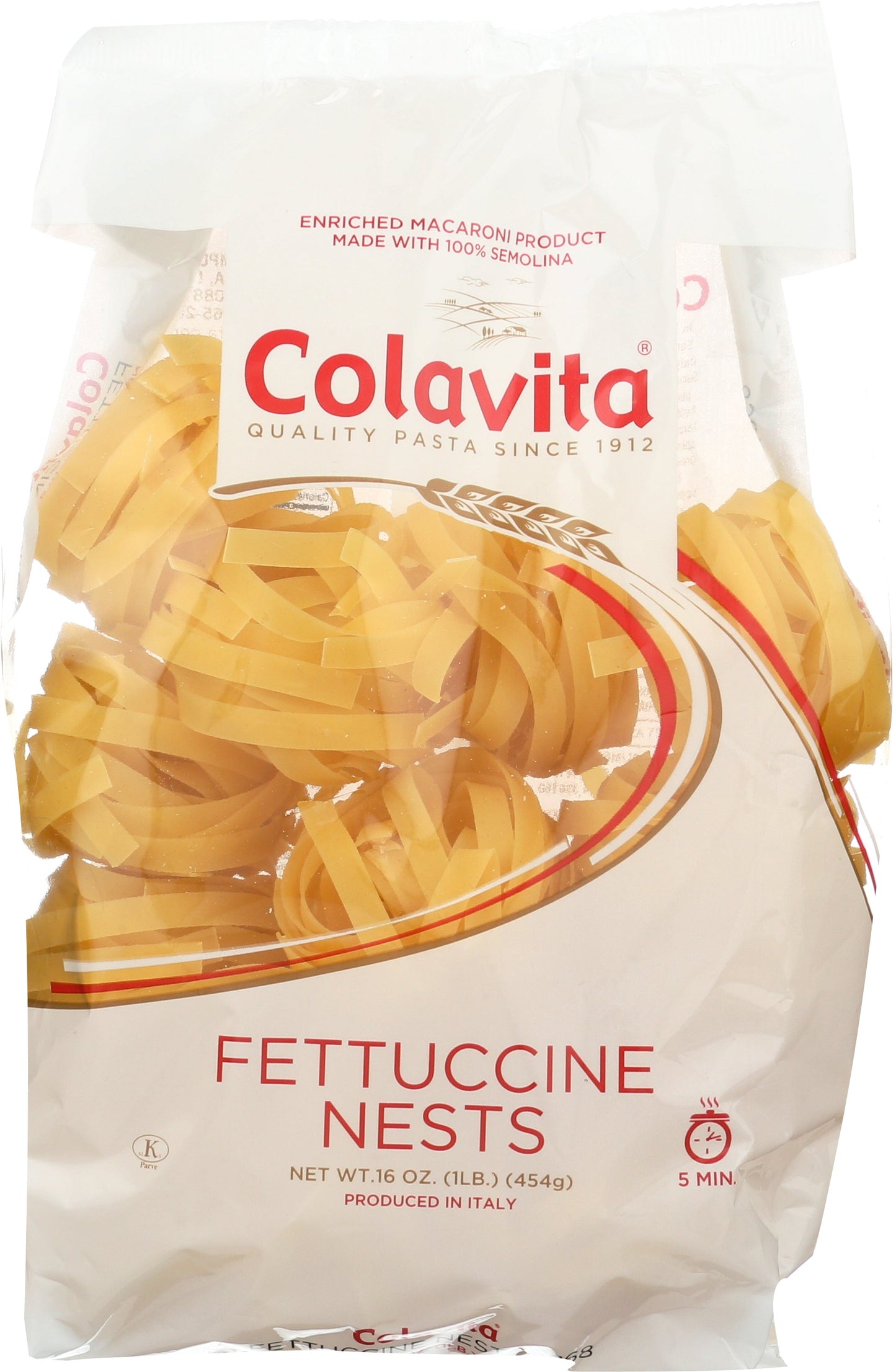 Colavita Fettucini Nest Pasta; 1 Pounds; 12 Per Case