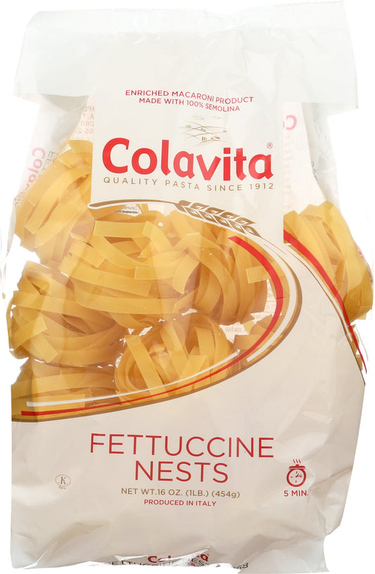 Colavita Fettucini Nest Pasta; 1 Pounds; 12 Per Case