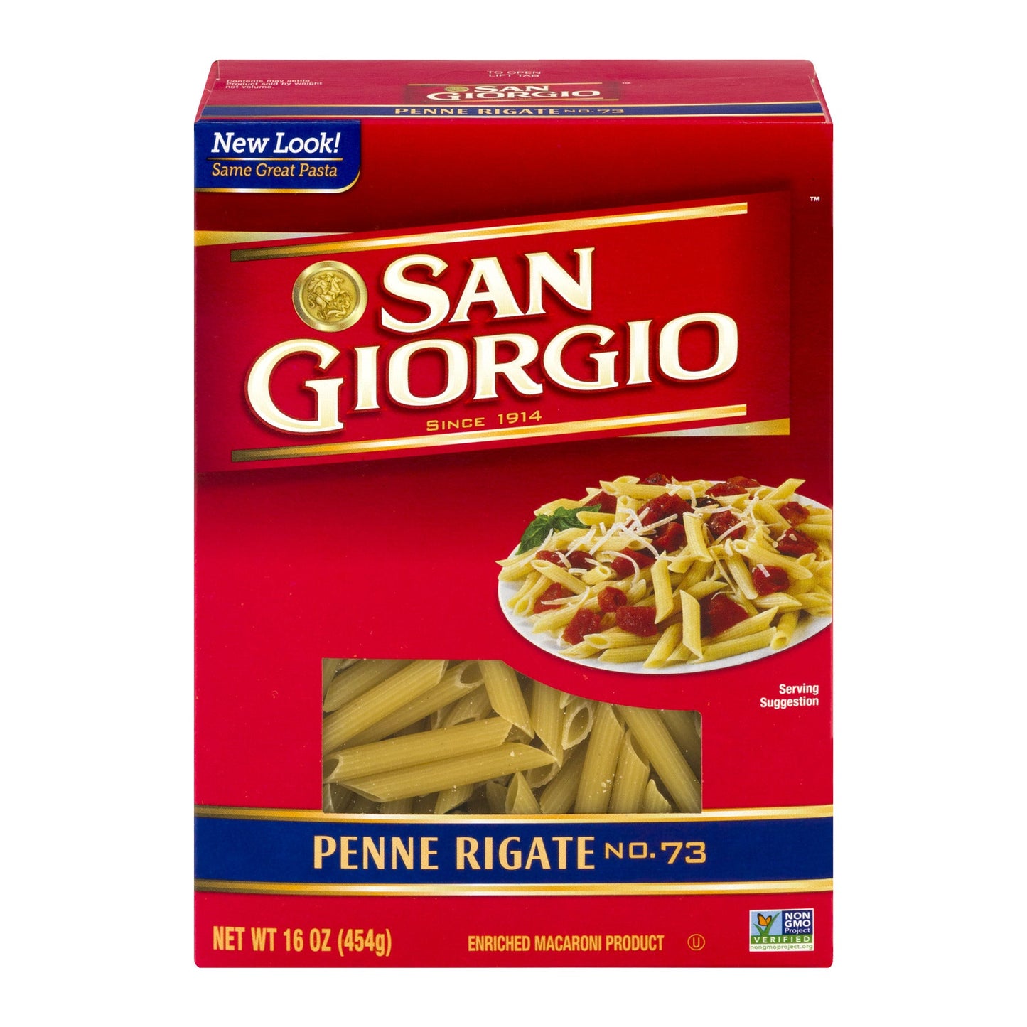 San Giorgio Penne Regular; 16 Ounces; 12 Per Case