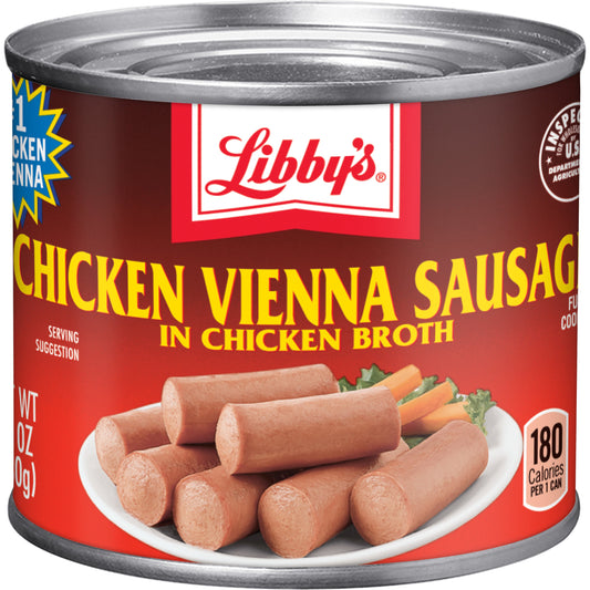 Libby's Chicken Vienna Sausage; 4.6 Ounce; 24 Per Case