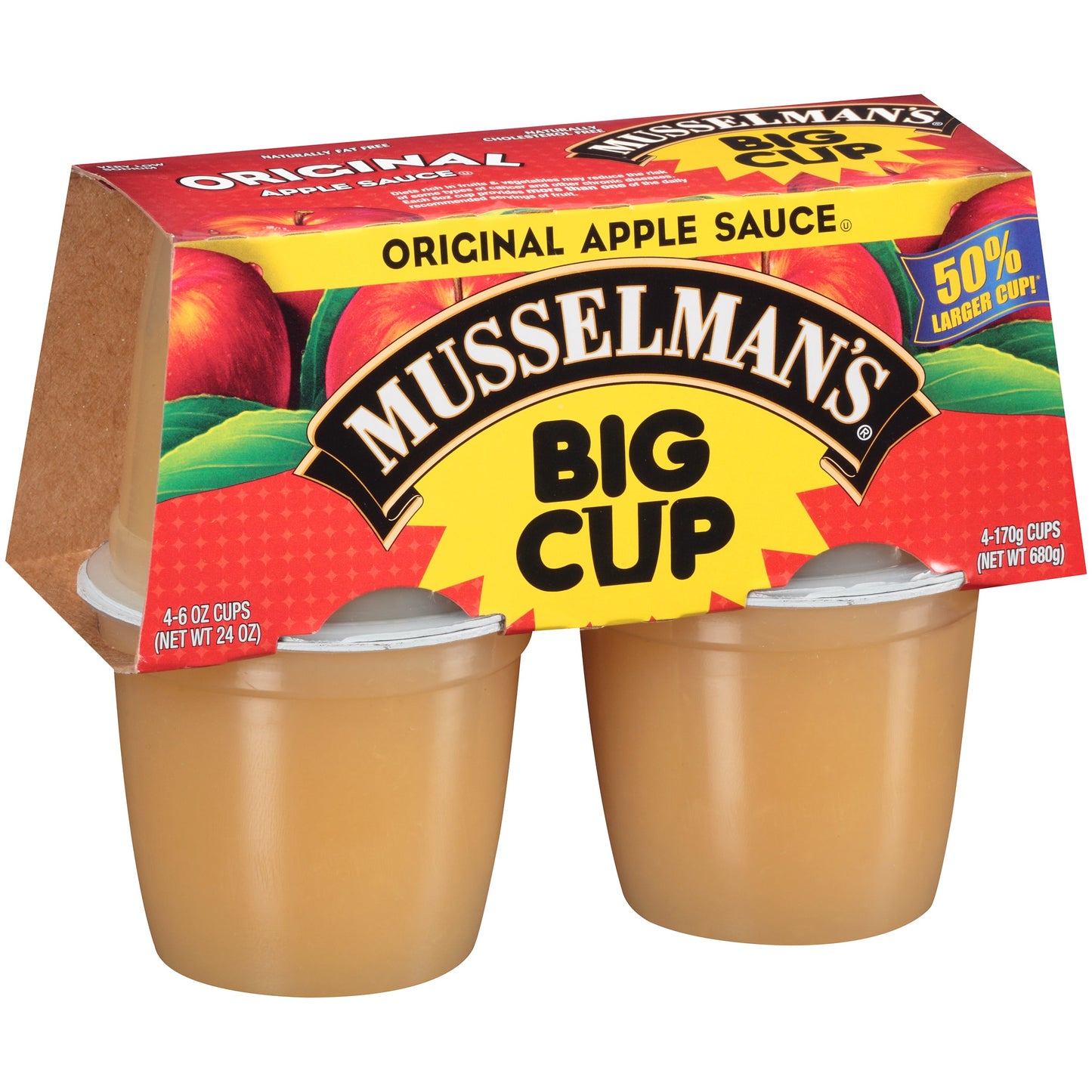 Musselman's Original Apple Sauce Big Cup; 24 Ounces; 12 Per Case