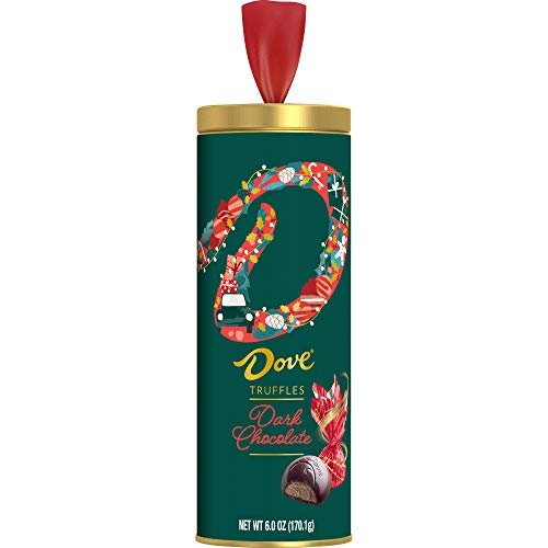 Dove Dark Chocolate Truffle Tube Tin; 6 Ounces; 6 Per Case