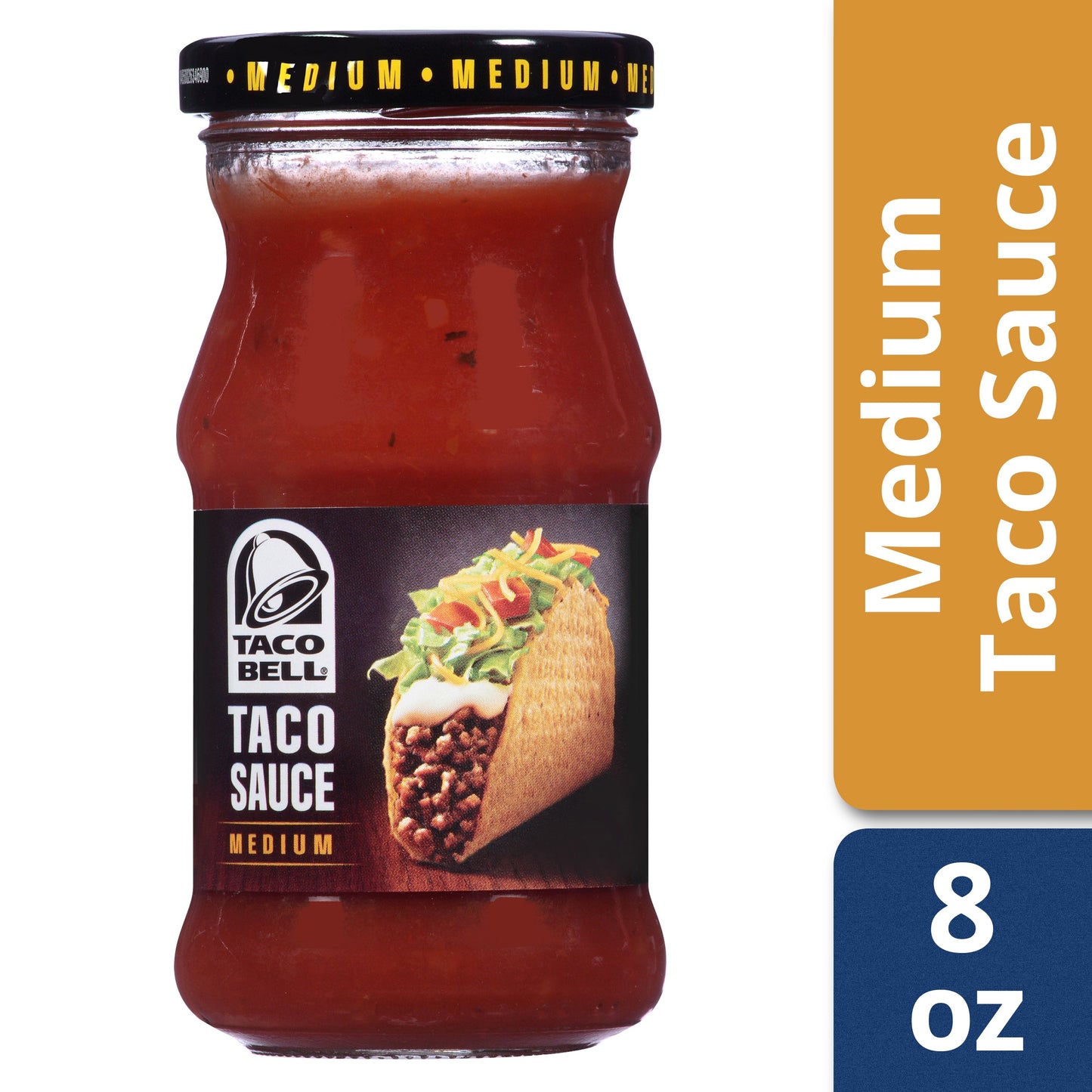 Taco Bell Taco Bell Sauce Taco Medium; 8 Ounces; 12 Per Case