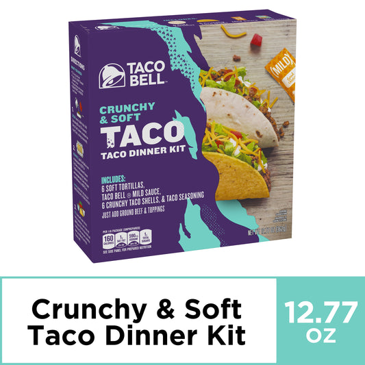 Taco Bell Taco Bell Dinner Kit Mixed Shells; 12.77 Ounces; 10 Per Case