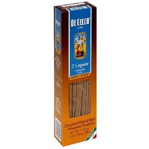 De Cecco No. 7 100% Whole Wheat Linguine; 0.83 Pounds; 12 Per Case