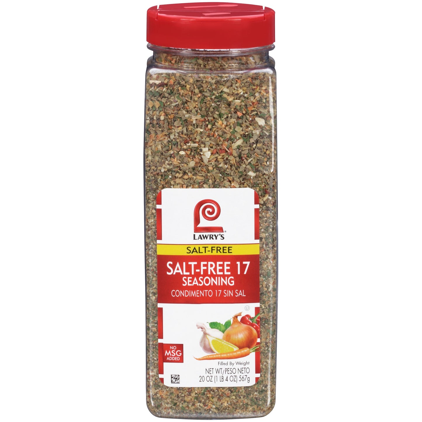 Lawry's Salt Free 17 Seasoning; 20 Ounces; 6 Per Case