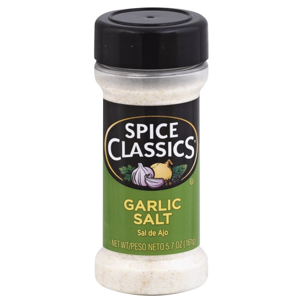 Spice Classics Garlic Salt; 5.7 Ounce; 12 Per Case - High Mart Wholesale